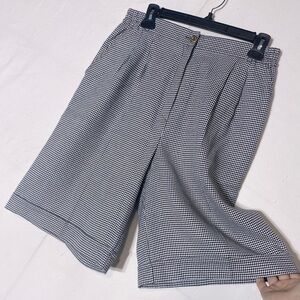 Vintage Authentic Clothing Company Houndstooth High Rise Wide Leg Cutlottes S